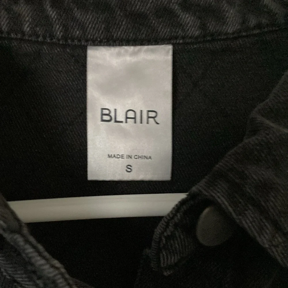 NWT Blair DenimEase™ Quilted Jacket Black Wash - Picture 4 of 5